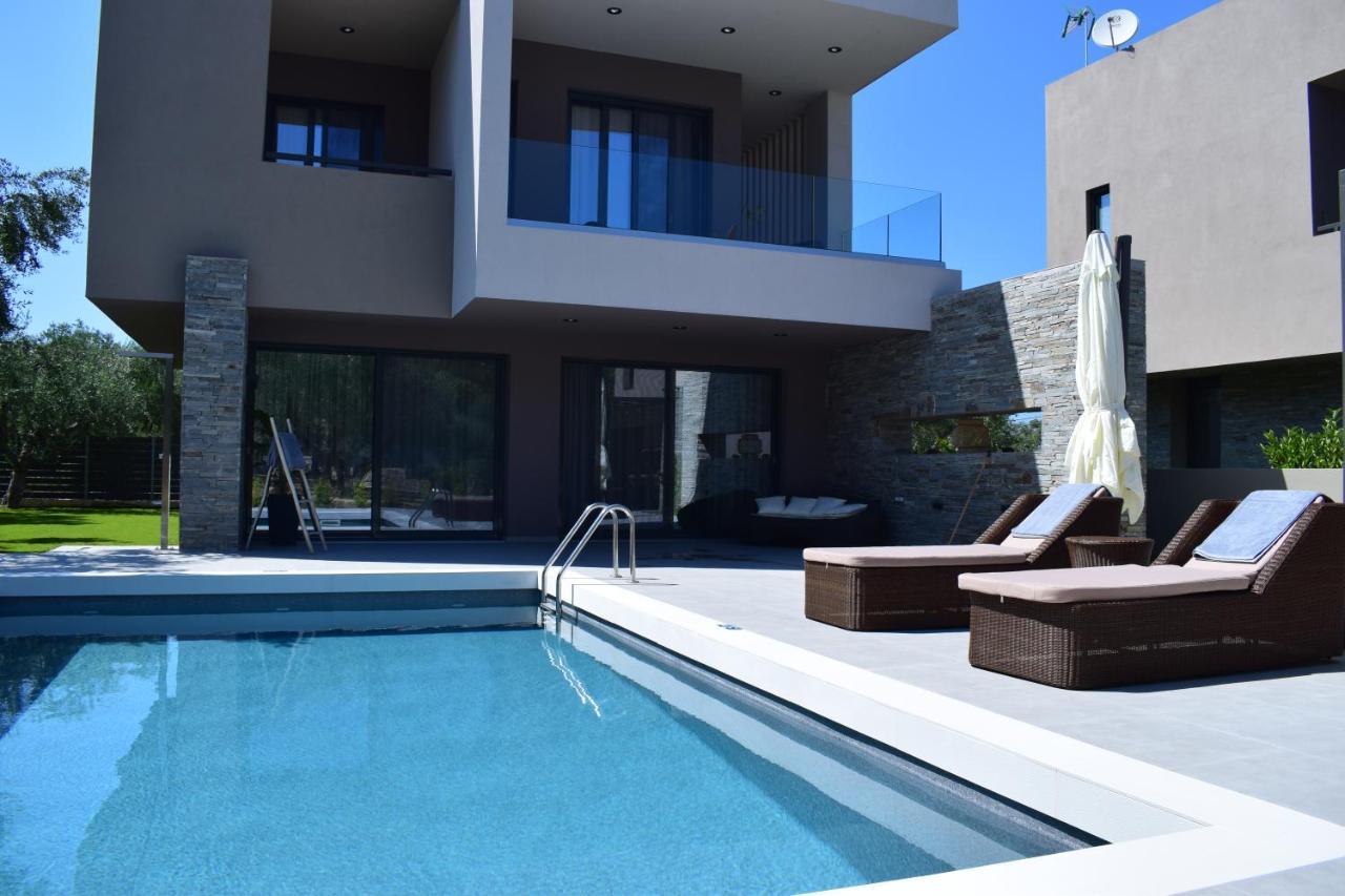 Aguacate Meliti With Heated Private Swimming Pool Villa Tsilivi  Buitenkant foto