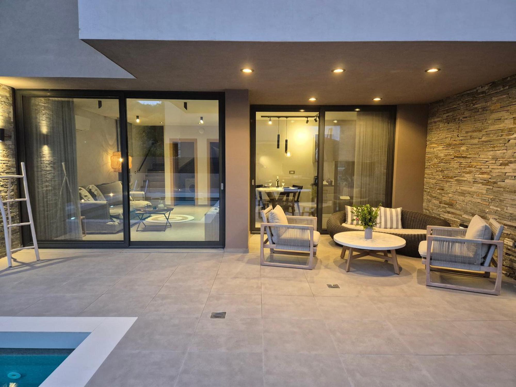 Aguacate Meliti With Heated Private Swimming Pool Villa Tsilivi  Buitenkant foto